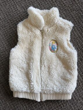 Disney Cinderella Cream Sherpa Fleece reversible Vest